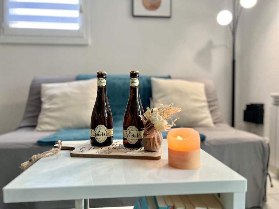 Perle Beach, Petite Maison Situee En Bord De Plage, Piscine. Guidel Eksteriør bilde