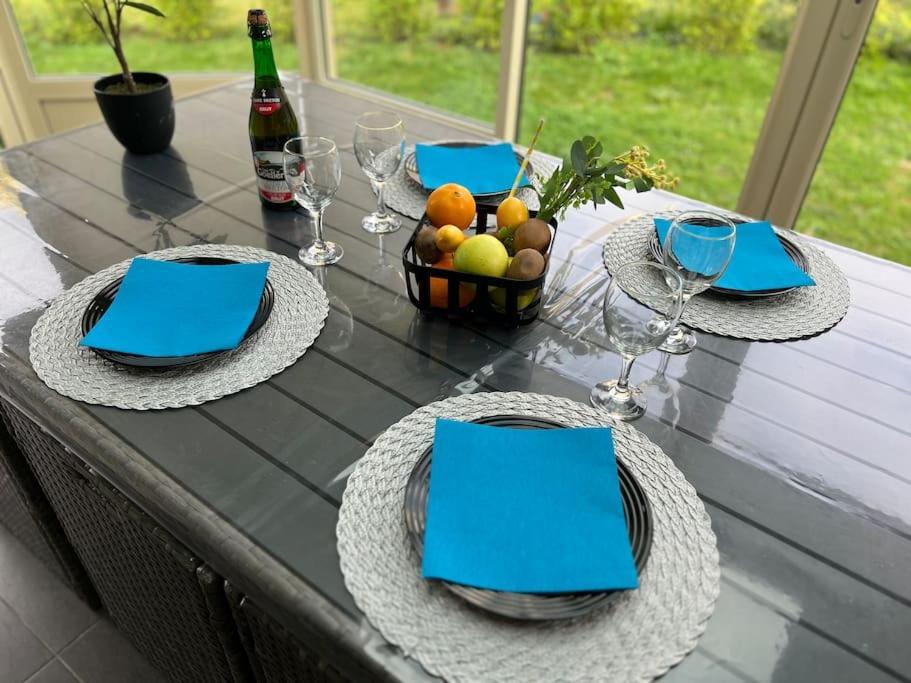 Perle Beach, Petite Maison Situee En Bord De Plage, Piscine. Guidel Eksteriør bilde