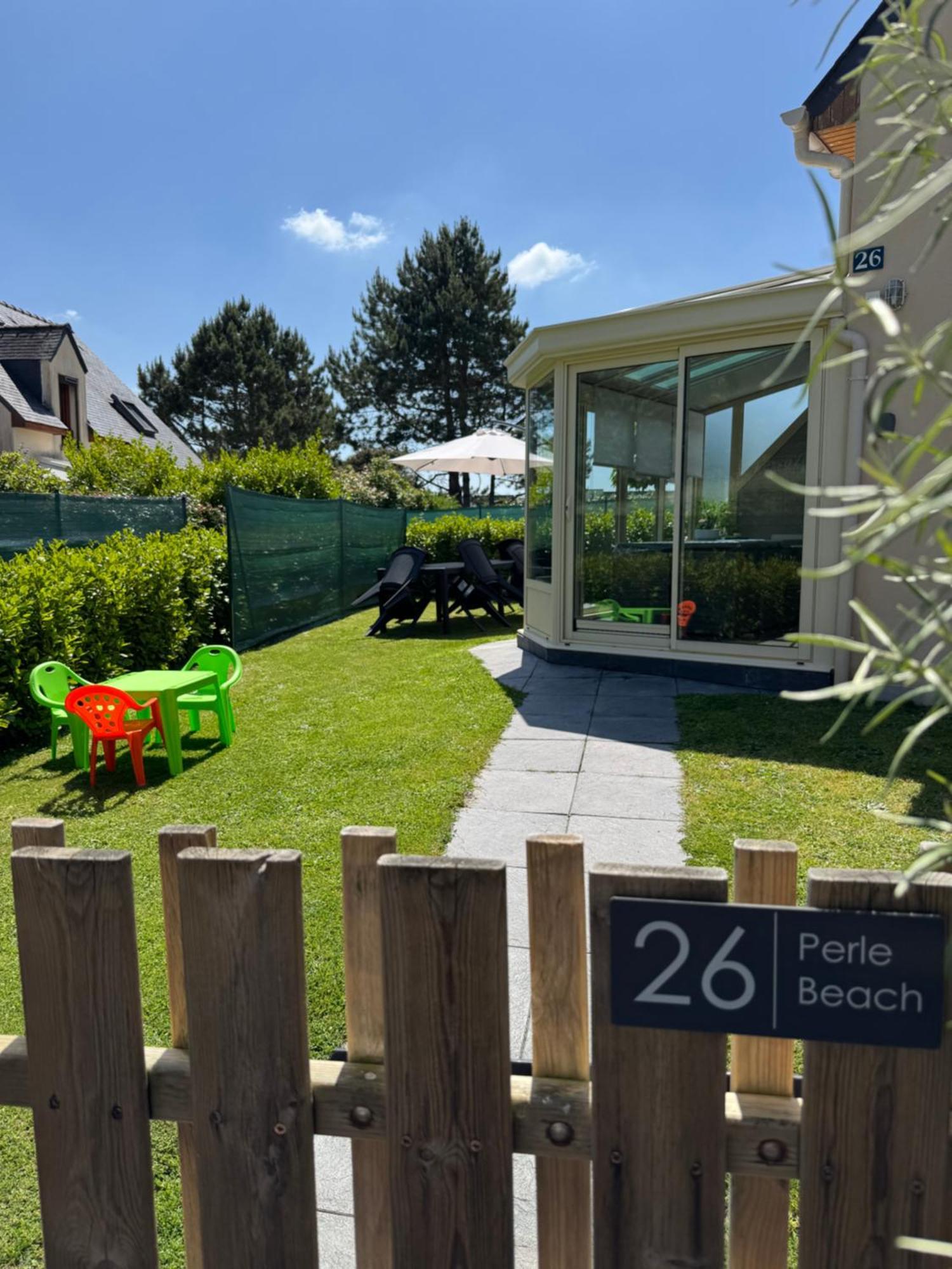 Perle Beach, Petite Maison Situee En Bord De Plage, Piscine. Guidel Eksteriør bilde
